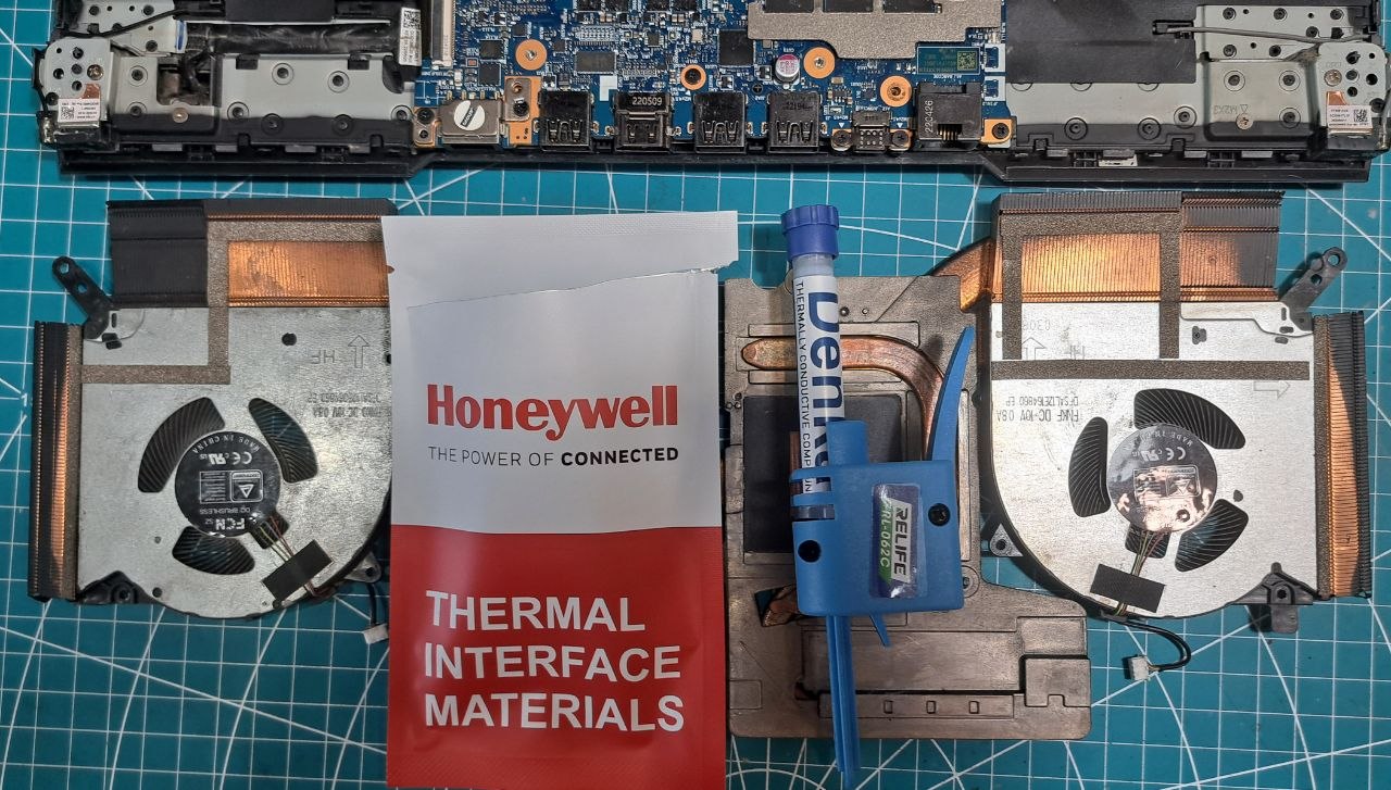 Материалы Honeywell, Denka и аппликатор RELIFE для обслуживания ноутбука