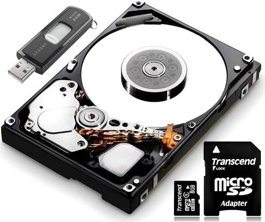 Восстановление данных с microSD, SDHC и внешних накопителей